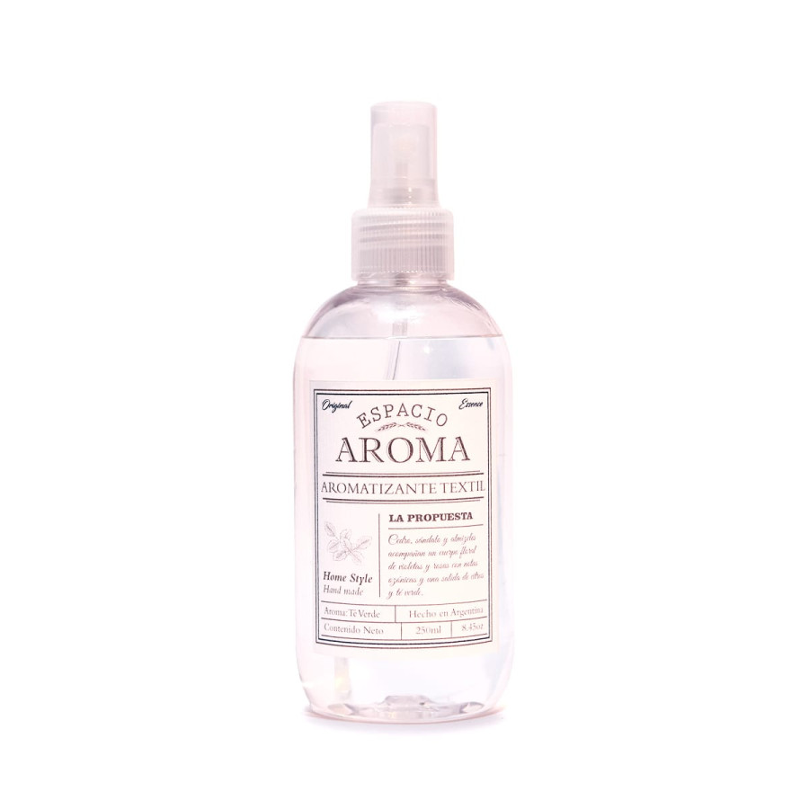 Aromatizador Textil 250 ml Línea Clásica Té Verde Espacio Aroma