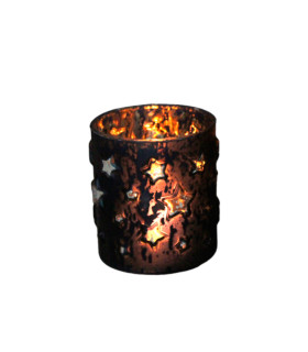 Fanal de Vidrio Cielo Estrellado 9 x 10 cm