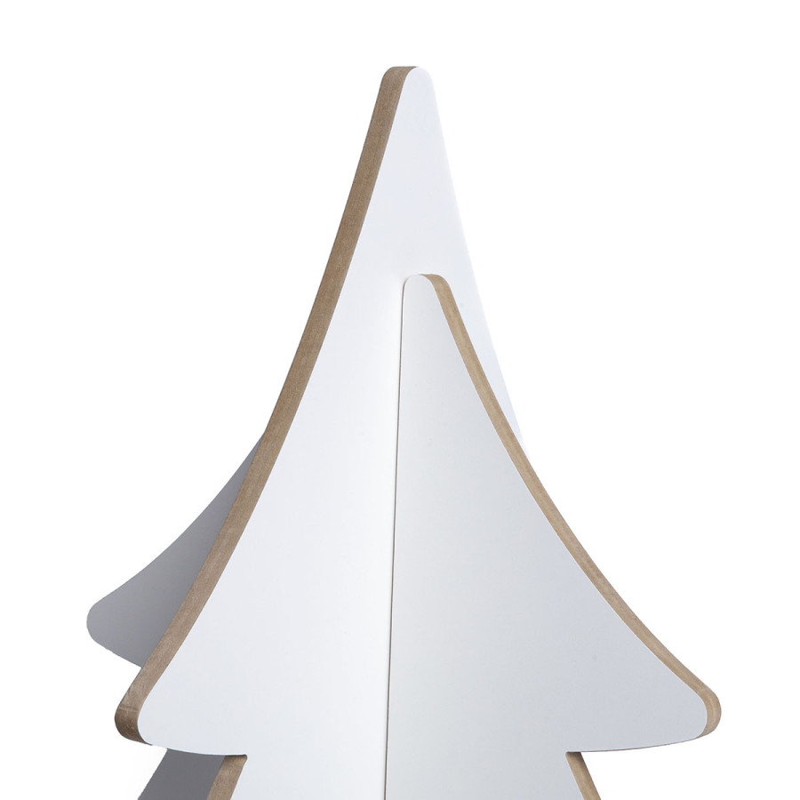 Adorno de Pino de Madera Encastrable 60 cm