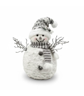Adorno Muñeco de Nieve 30x38 cm Alparamis