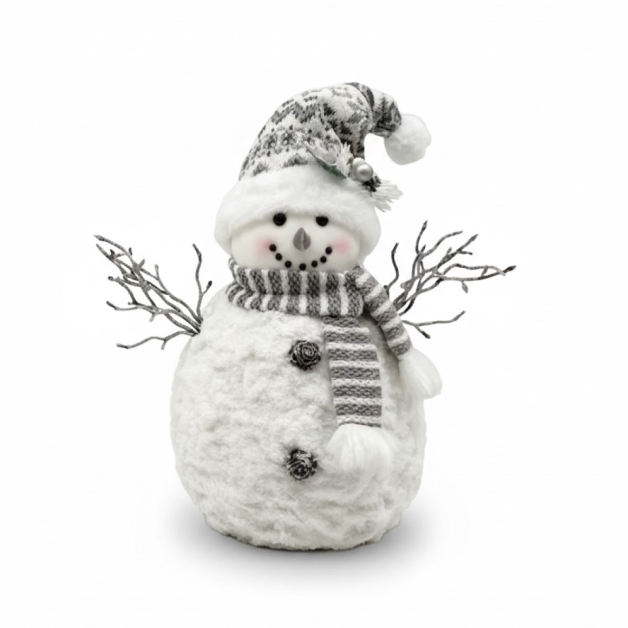 Adorno Muñeco de Nieve 30x38 cm Alparamis