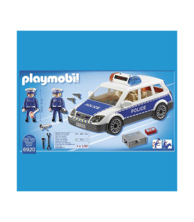 Auto De Policías Con Luces Y Sonido Juguete Playmobil