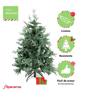 Árbol de Navidad 1.20 m Alparamis Arkansas