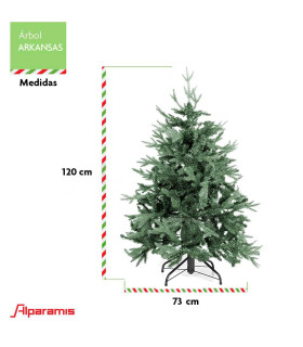 Árbol de Navidad 1.20 m Alparamis Arkansas