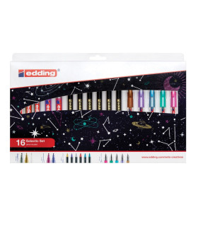 Set Creativo Edding Galactic 16 Piezas
