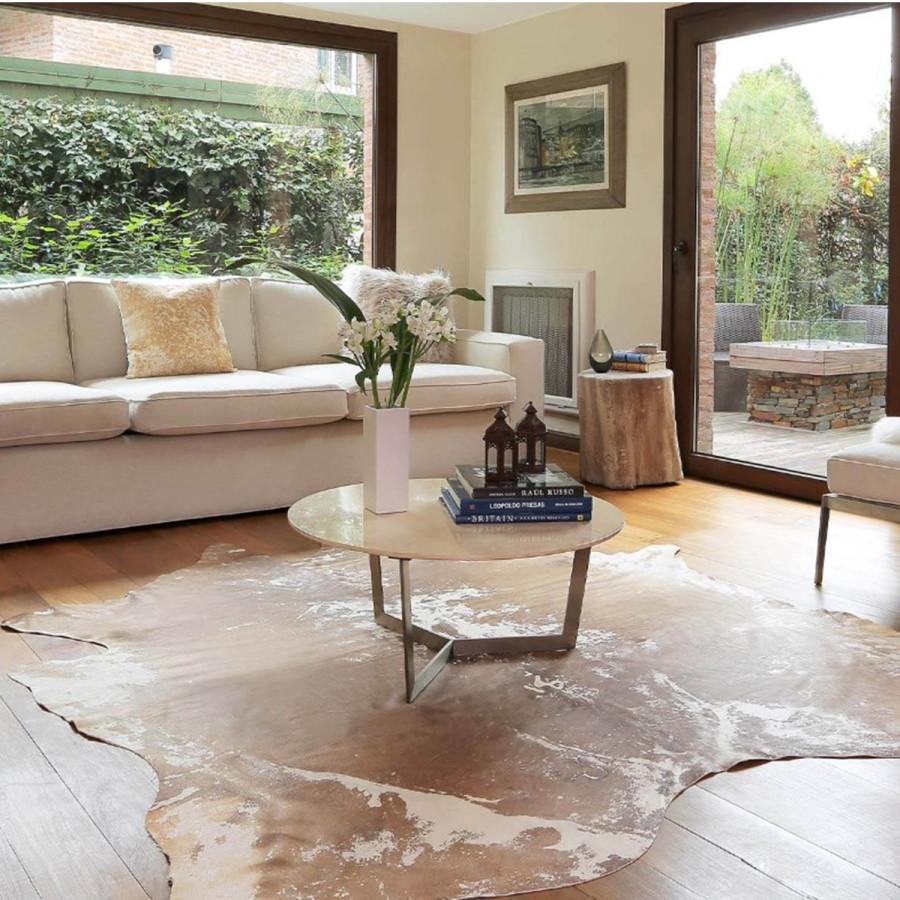 Cuero Vacuno Vintage Claro 1.60 m * 2.10 m