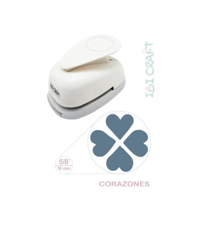 Perforadora Artística 17 mm Corazones Ibicraft