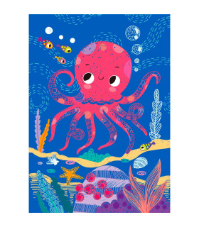 Scratch Book A5 Bajo el Mar Avenir