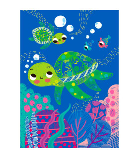 Scratch Book A5 Bajo el Mar Avenir