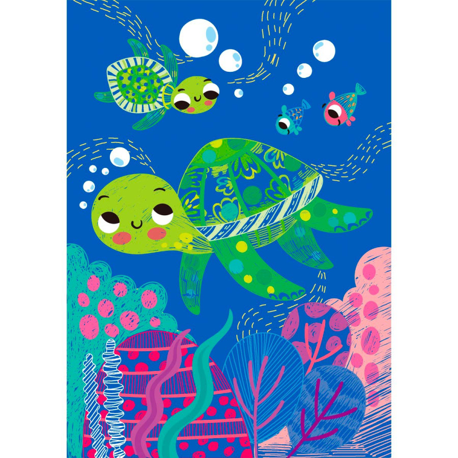 Scratch Book A5 Bajo el Mar Avenir