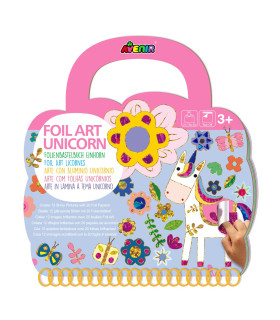 Libro Foil Art Unicornio Avenir