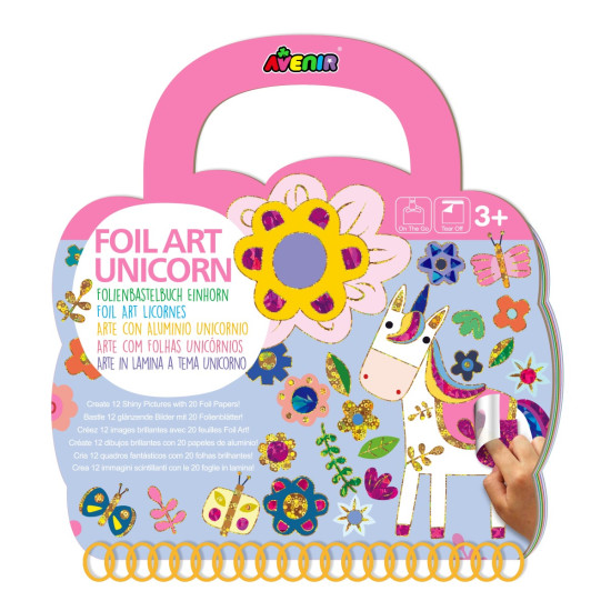Libro Foil Art Unicornio Avenir