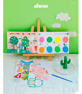 Kit de Acuarelas y Origami Garden Avenir