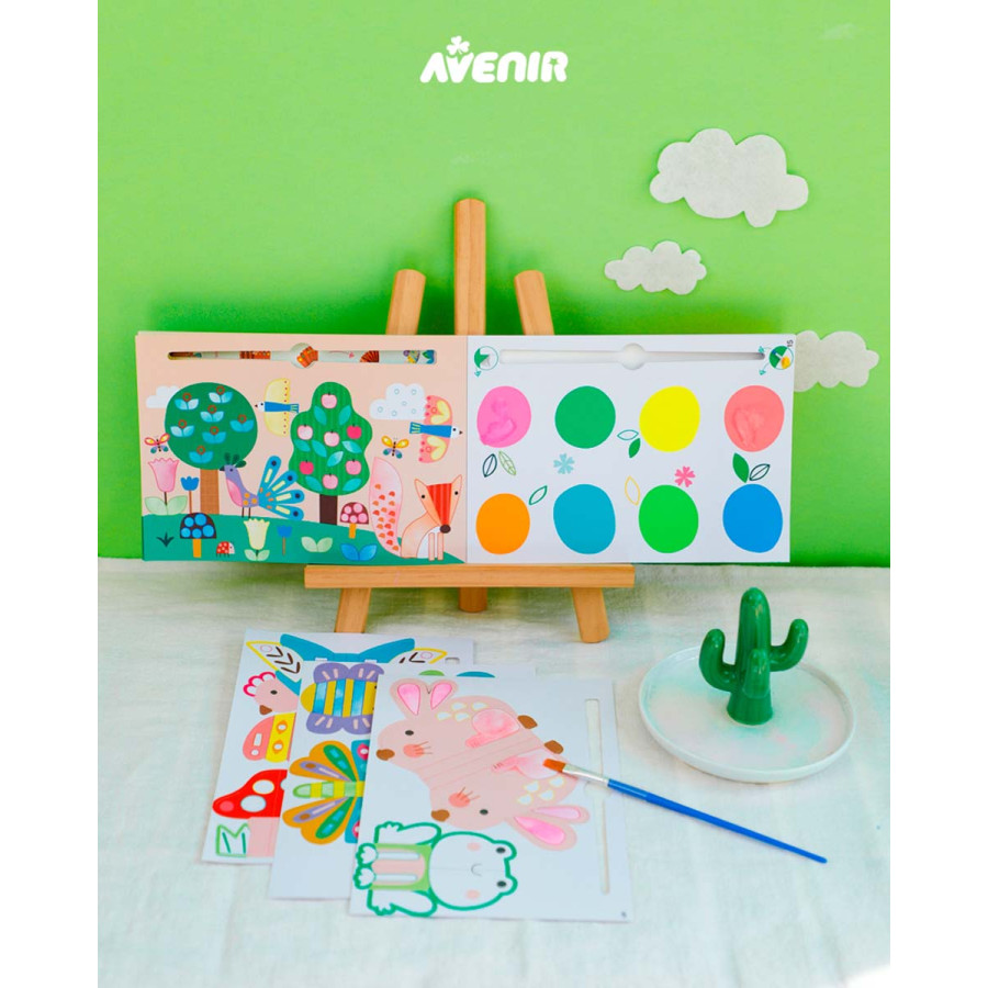 Kit de Acuarelas y Origami Garden Avenir