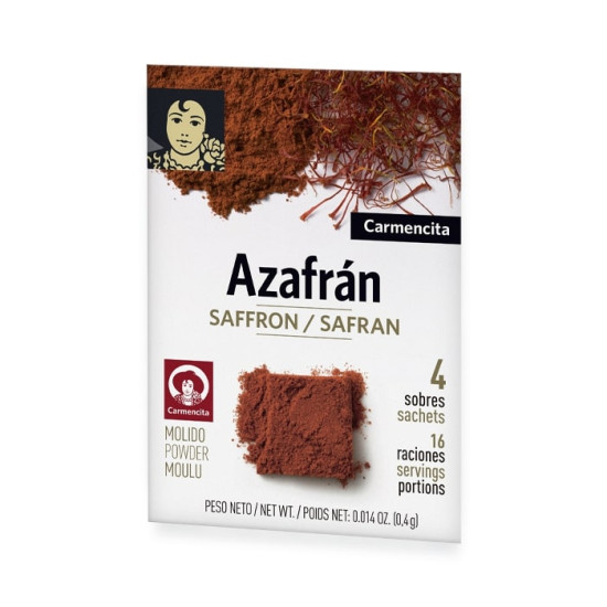 Azafran Molido Carmencita x4 Sobres