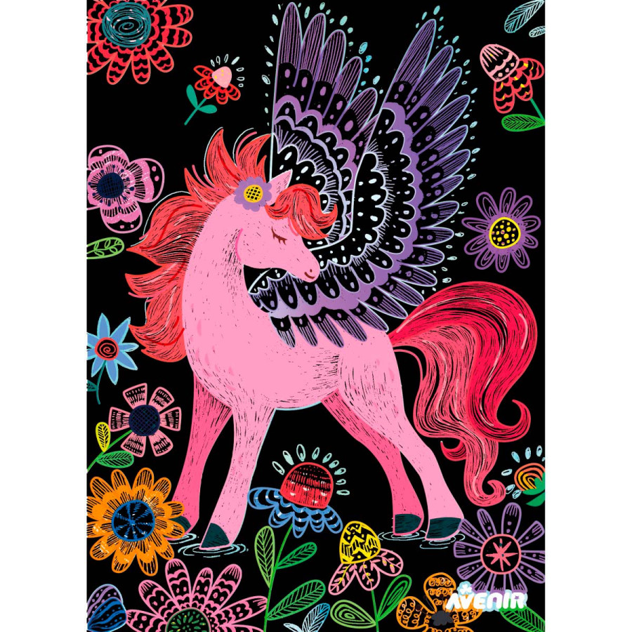 Scratch Art 4 Pegasus Mágicos Avenir