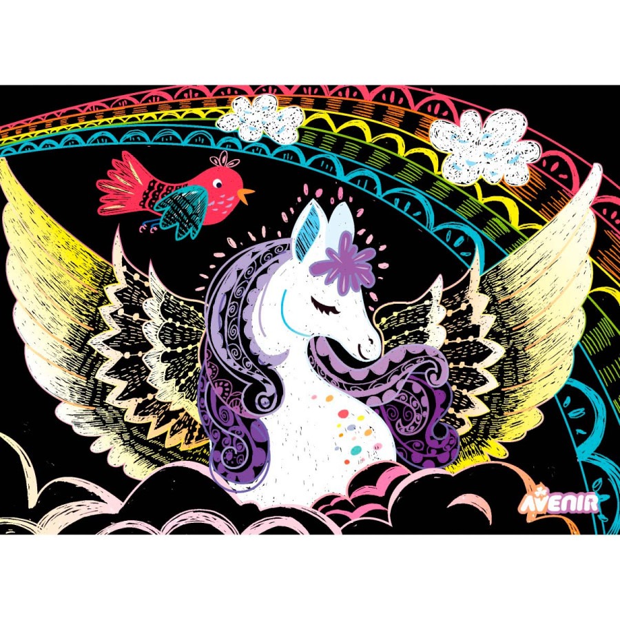 Scratch Art 4 Pegasus Mágicos Avenir