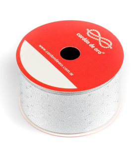 Cinta Destellos Dorada 3.8 cm x 10 metros