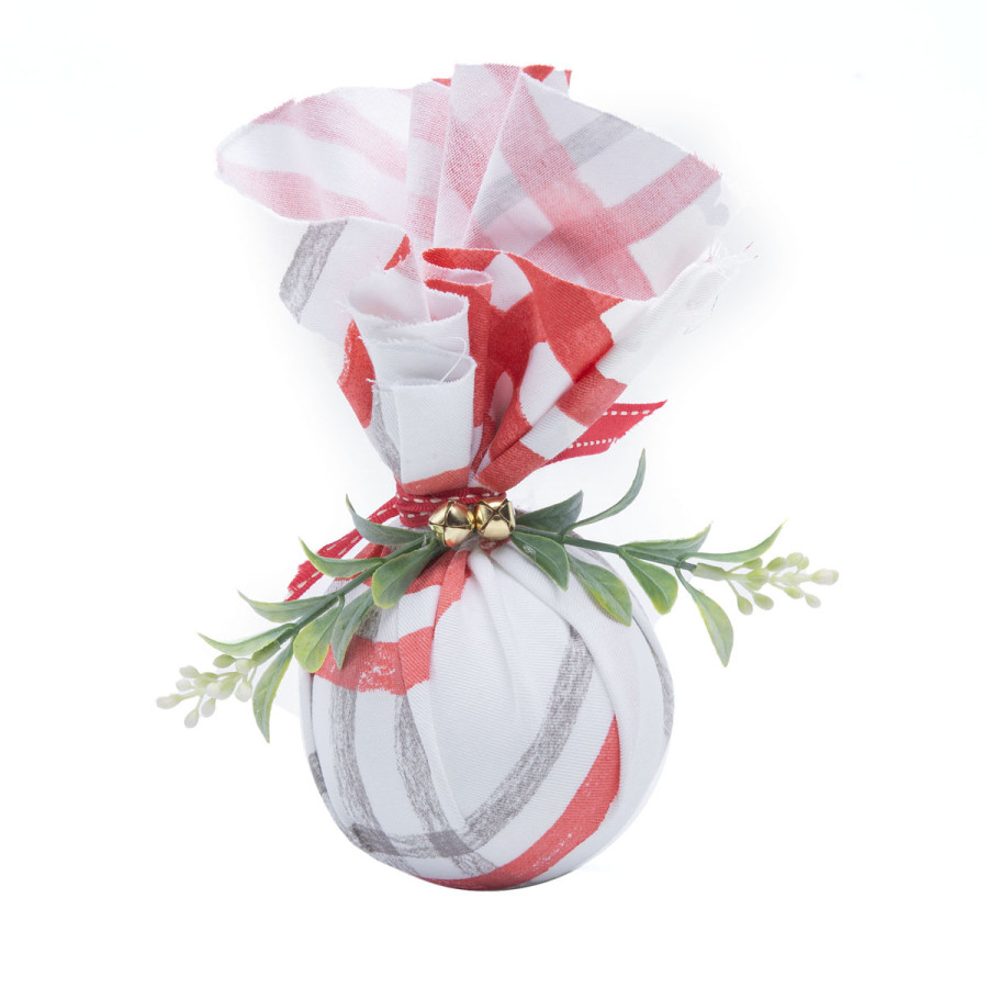 Adorno Bola de Navidad Fantasía Rayas de 8 cm Alparamis