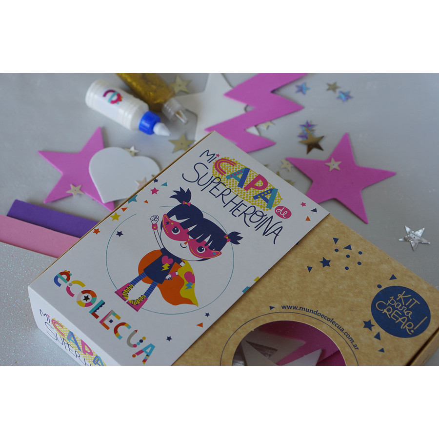 Kit Mi Disfraz De Superheroina