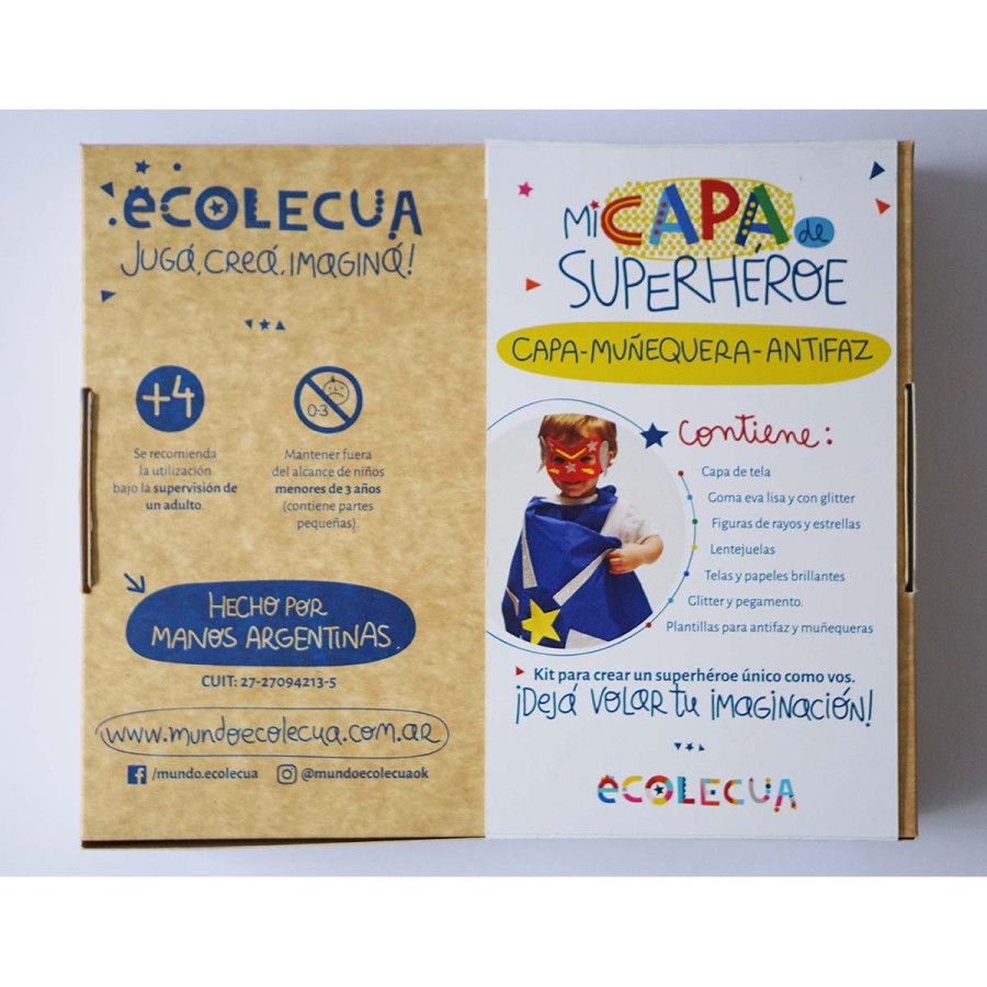 Kit Mi Disfraz De Superheroe