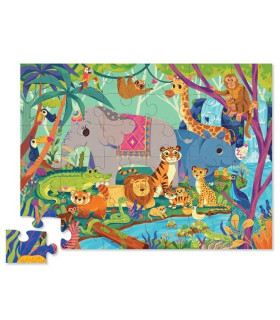 Puzzle 36 Pzs En La Jungla