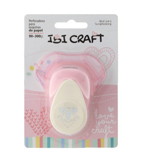 Perforadora Esquinera 1 pulg Flor Ibicraft