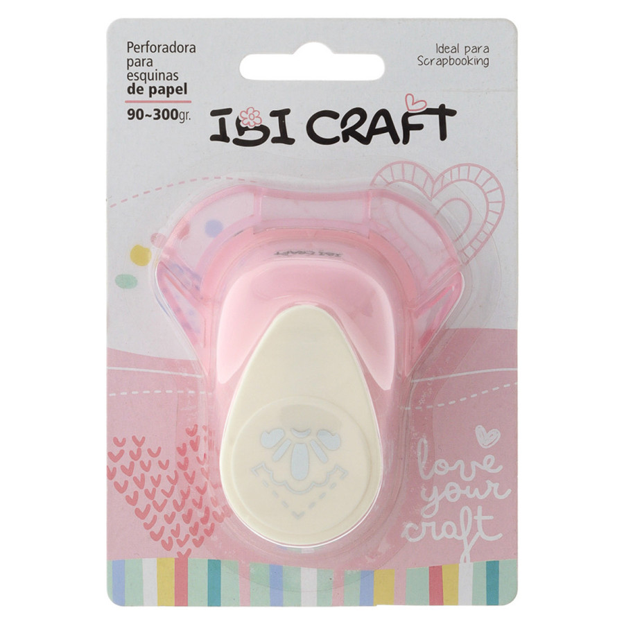 Perforadora Esquinera 1 pulg Flor Ibicraft