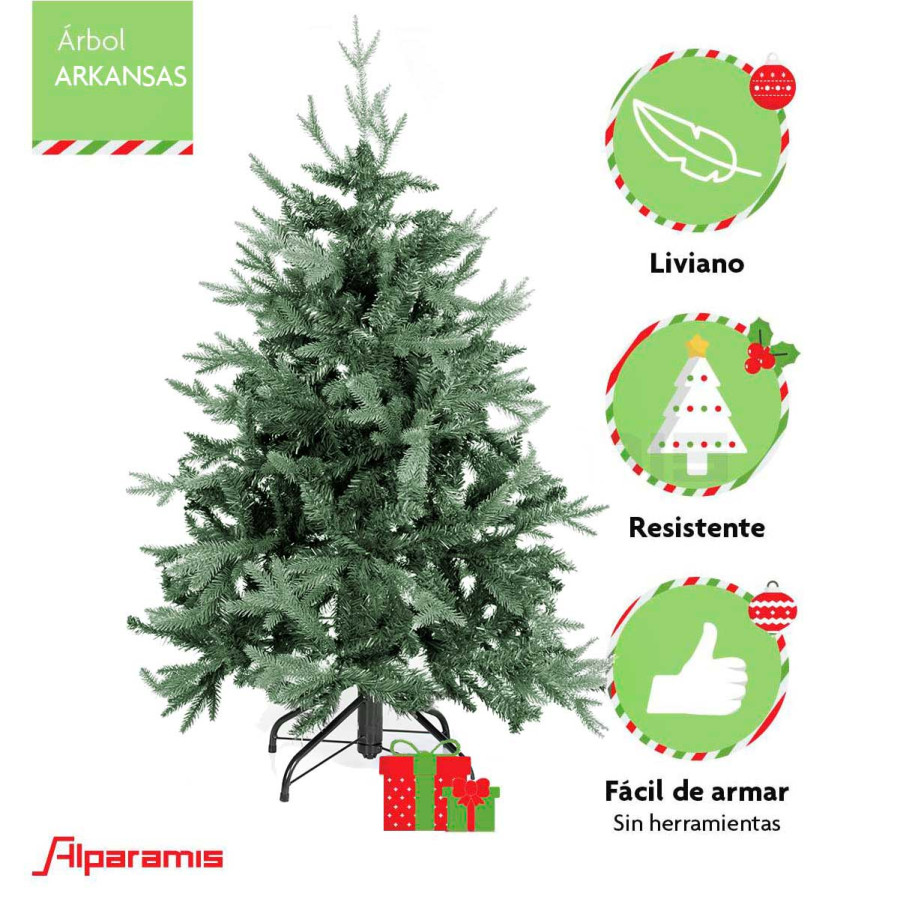 Árbol de Navidad 1.50 m Alparamis Arkansas