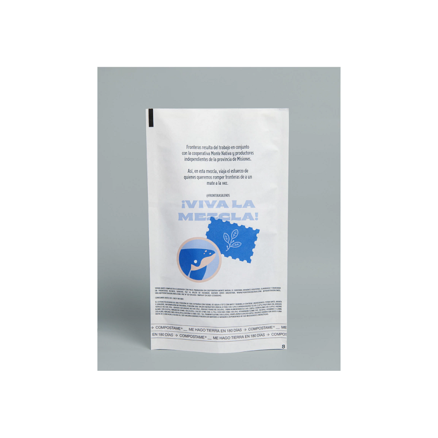 Repuesto Yerba Mate Fronteras menta y jengibre