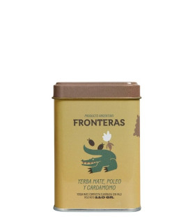 Latita Yerba Mate Fronteras poleo y cardamomo