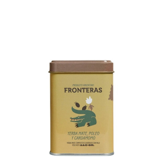 Latita Yerba Mate Fronteras poleo y cardamomo