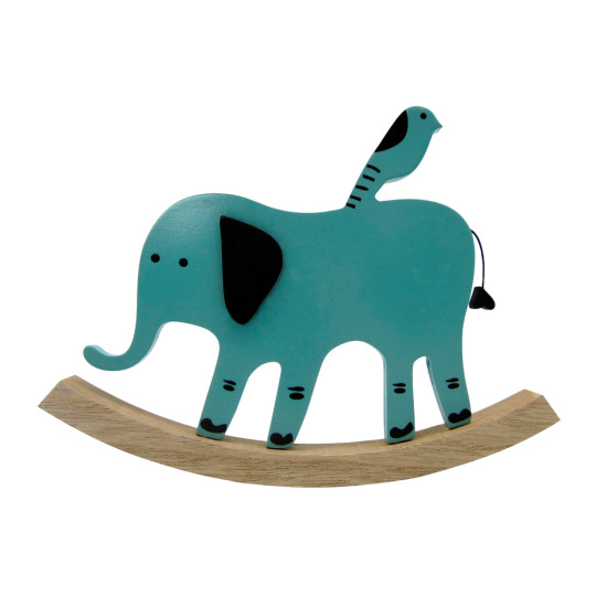 Adorno de Madera Elefante 22 x 16 cm
