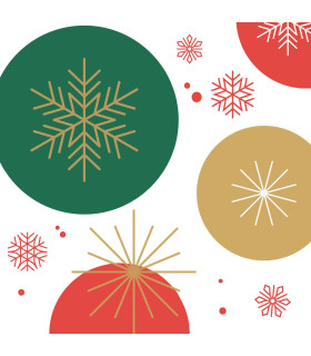 Servilletas 33 x 33 cm Joyful Pattern Xmas