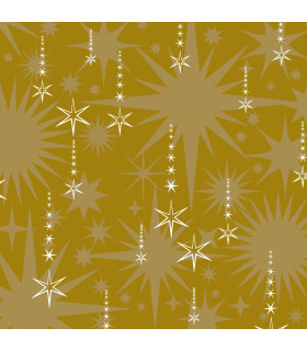Servilletas 24 x 24 cm Sprinkle Rain Gold Xmas