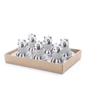 Velas Tealights Mapaches x 6