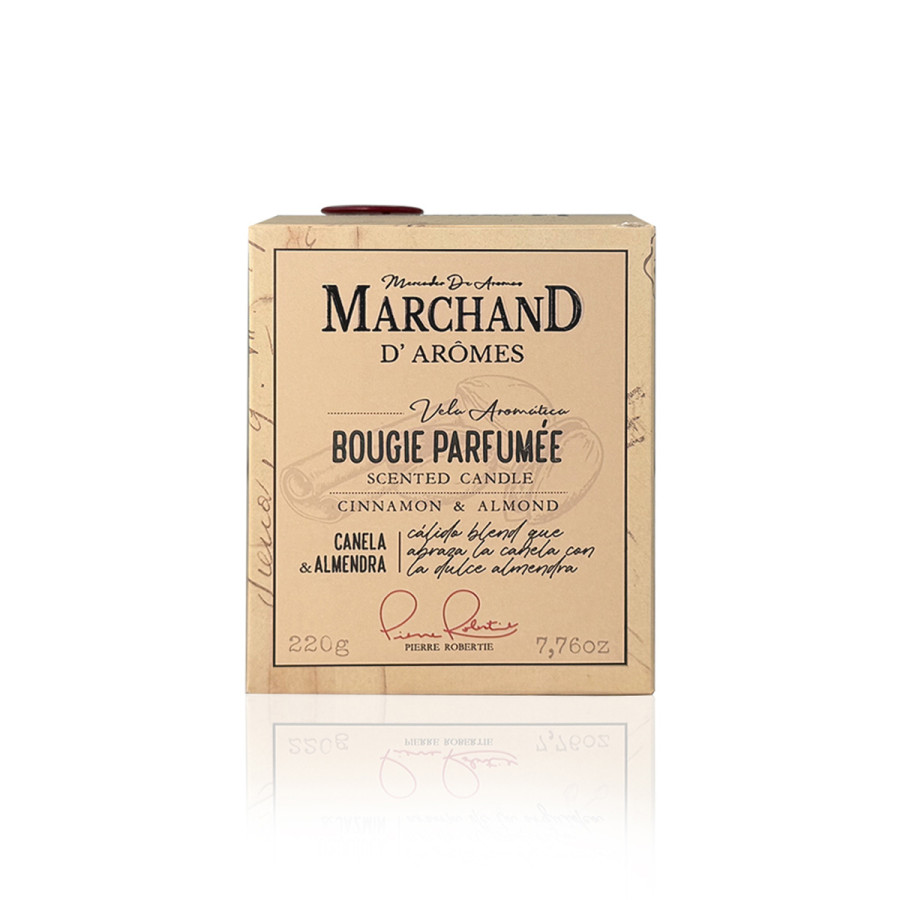 Vela Aromática Marchand D Aromes Canela y Almendra 220 g