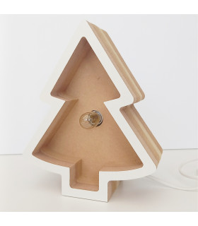 Lámpara de Madera Pino 20 cm