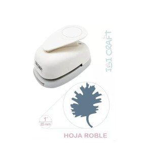Perforadora Artística 25 mm Hoja de Roble Ibicraft