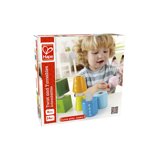 Juego de Enroscar y Girar Hape Juguete de Madera