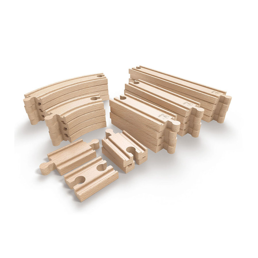 Set de Vías Super Expansión de Juguete Hape