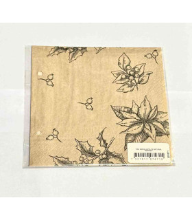 Servilletas Recicladas 33 x 33 cm Natural Berries