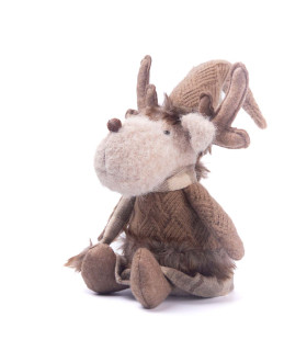 Adorno de Reno con Bufanda 40 cm Alparamis