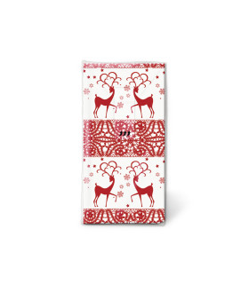 Pañuelos Two Deer Red Xmas
