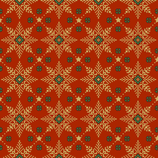 Servilletas 33 x 33 cm Golden Snow Red Xmas