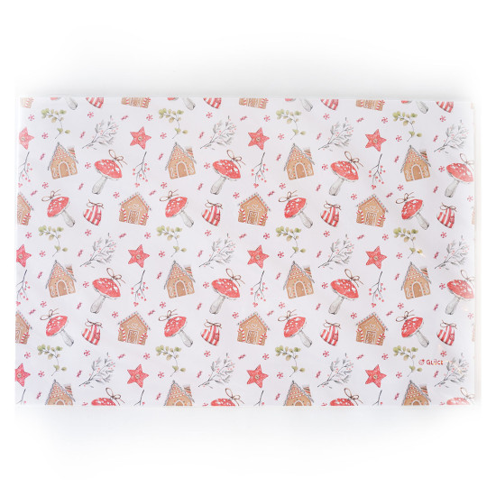 Individuales Bosque Encantado Trama Casitas x 30