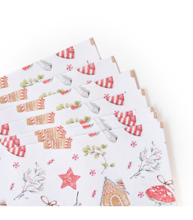 Individuales Bosque Encantado Trama Casitas x 30