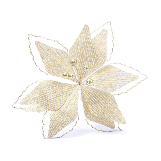 Adorno Estrella Federal Dorada 25 cm Alparamis A24-3977