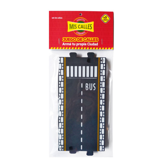 Extensiones Rectas de Calles de Juguete Mis Calles x 6 piezas