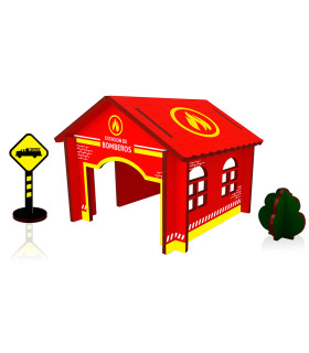 Estación de Bomberos de Juguete Mis Calles